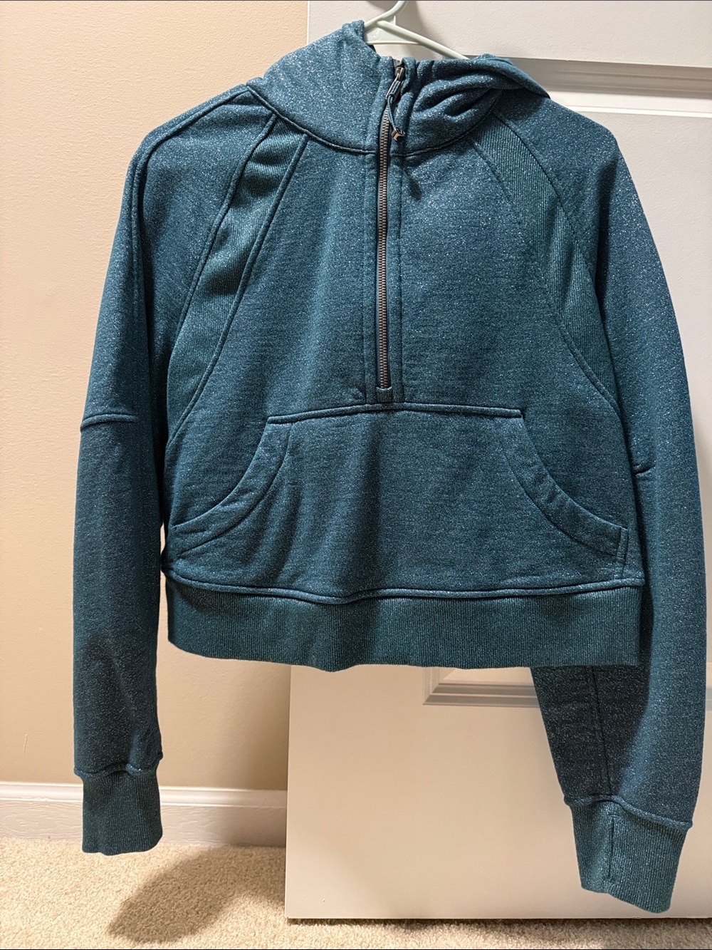 Lululemon oversized hooded half zip scuba